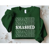 Smashed Party Drunk Retro Sweatshirt