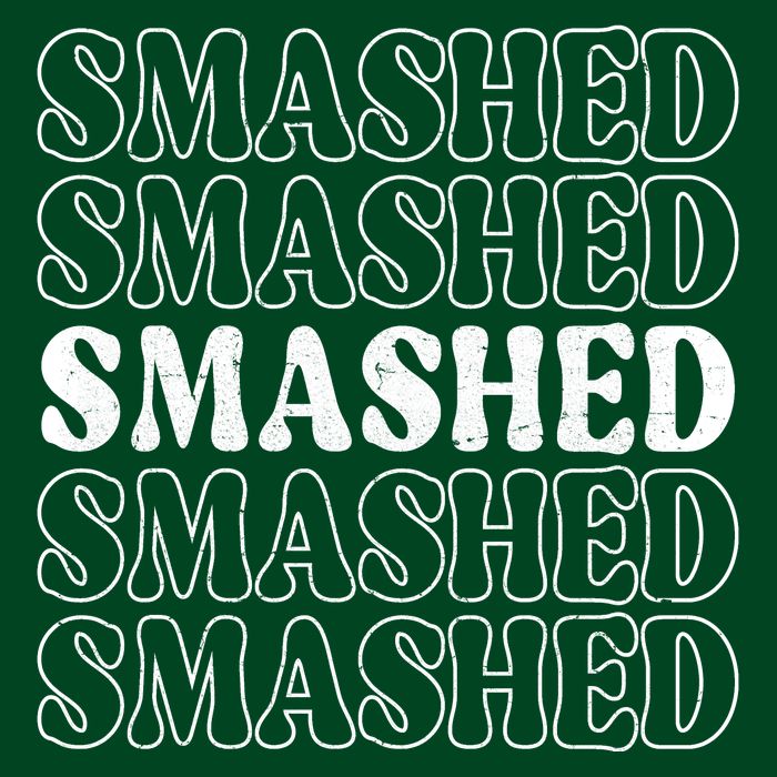 Smashed Party Drunk Retro Sweatshirt