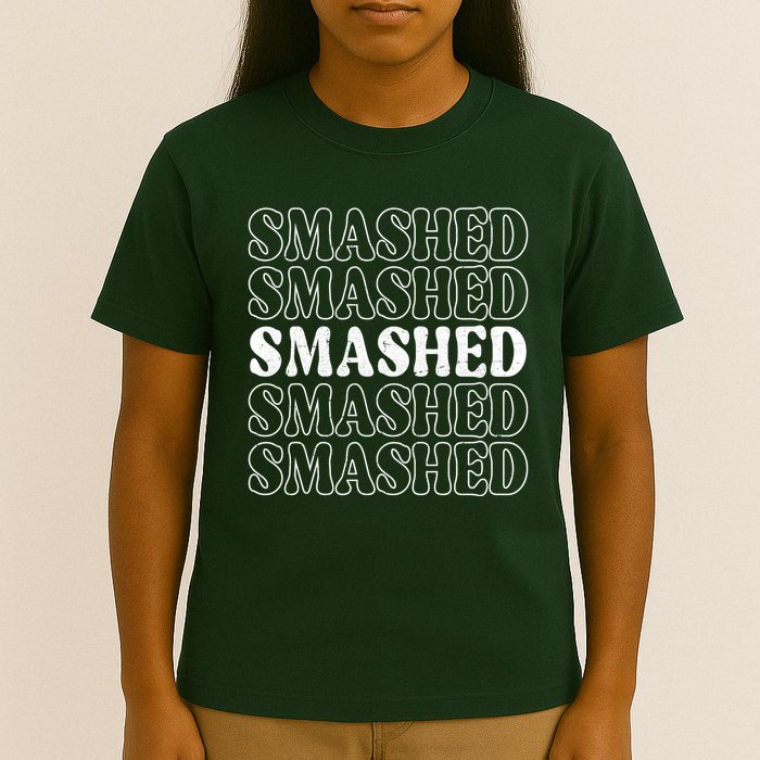 Smashed Party Drunk Retro T-Shirt