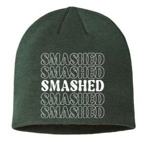 Smashed Party Drunk Retro Sustainable Beanie