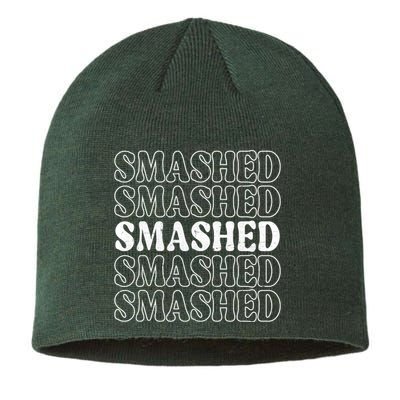 Smashed Party Drunk Retro Sustainable Beanie