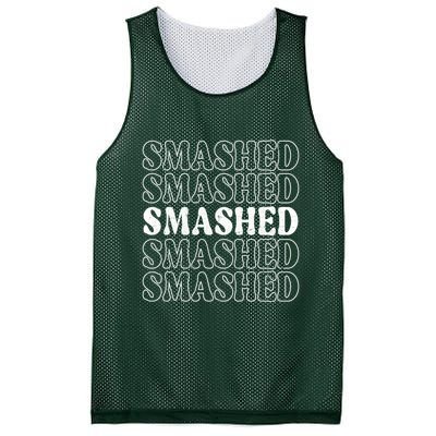 Smashed Party Drunk Retro Mesh Reversible Basketball Jersey Tank