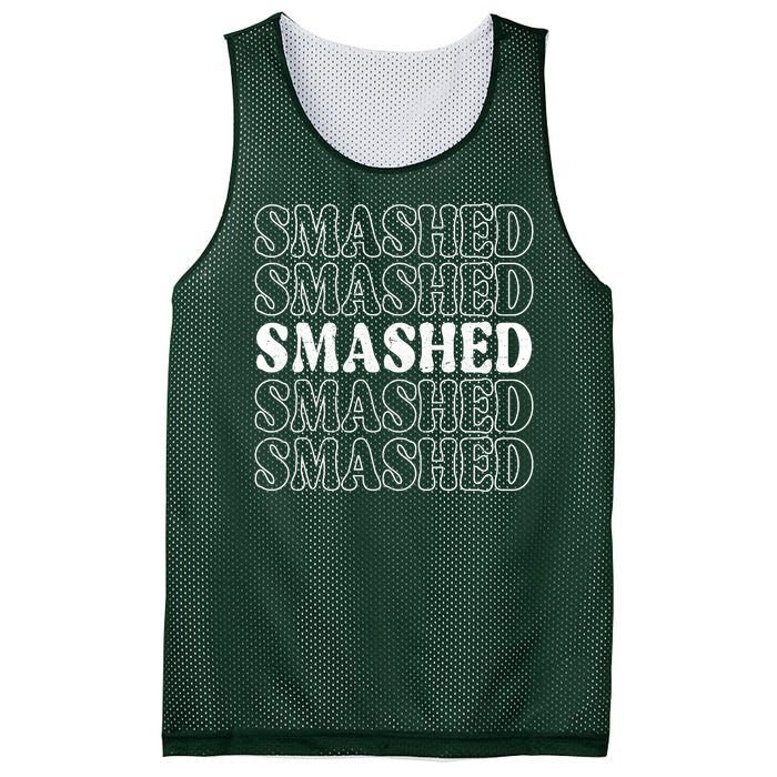 Smashed Party Drunk Retro Mesh Reversible Basketball Jersey Tank