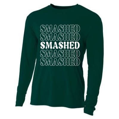 Smashed Party Drunk Retro Cooling Performance Long Sleeve Crew