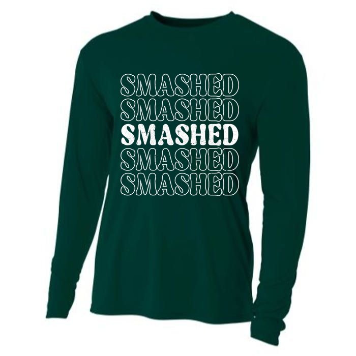 Smashed Party Drunk Retro Cooling Performance Long Sleeve Crew