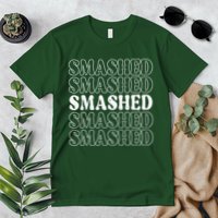 Smashed Party Drunk Retro Premium T-Shirt