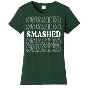 Smashed Party Drunk Retro Women's T-Shirt