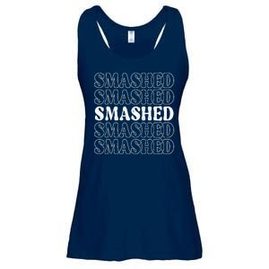 Smashed Party Drunk Retro Ladies Essential Flowy Tank