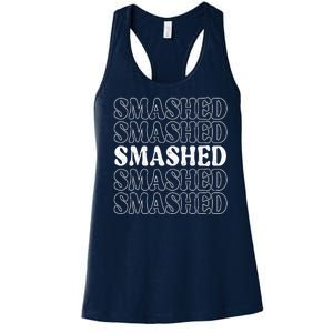 Smashed Party Drunk Retro Women's Racerback Tank