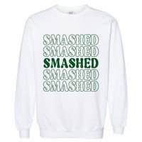 Smashed Party Drunk Retro Garment-Dyed Sweatshirt