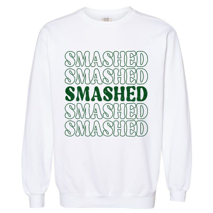 Smashed Party Drunk Retro Garment-Dyed Sweatshirt