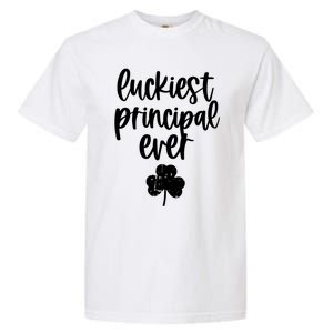 St Patricks Day Clover Shamrock Funny Principal Of School Cool Gift Garment-Dyed Heavyweight T-Shirt