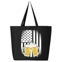 St. Patricks Day Beer Shamrock American Flag 25L Jumbo Tote