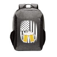 St. Patricks Day Beer Shamrock American Flag Vector Backpack