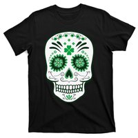 Saint Patrick's Day Lucky Irish Sugar Skull T-Shirt