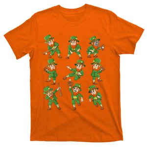 St Patricks Day Leprechaun Baseball Player T-Shirt