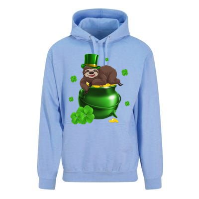 Saint Patrick's Day Gift For Sloth Lovers Women Unisex Surf Hoodie