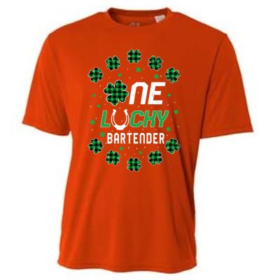 St Patricks Day Prek Kinder One Lucky Bartender Meaningful Gift Cooling Performance Crew T-Shirt