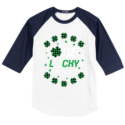 St Patricks Day Prek Kinder One Lucky Bartender Meaningful Gift Baseball Sleeve Shirt