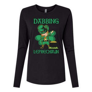 St Patricks Day Dabbing Leprechaun Boys Girls Men Womens Cotton Relaxed Long Sleeve T-Shirt