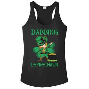 St Patricks Day Dabbing Leprechaun Boys Girls Men Ladies PosiCharge Competitor Racerback Tank