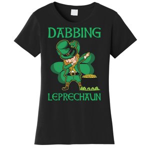 St Patricks Day Dabbing Leprechaun Boys Girls Men Women's T-Shirt