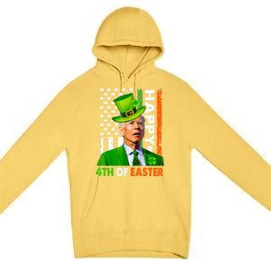 St Patricks Day Funny Joe Happy Easter Leprechaun Biden Gift Premium Pullover Hoodie