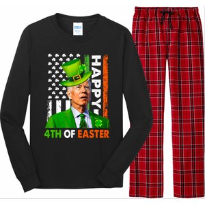 St Patricks Day Funny Joe Happy Easter Leprechaun Biden Gift Long Sleeve Pajama Set