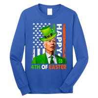 St Patricks Day Funny Joe Happy Easter Leprechaun Biden Gift Long Sleeve Shirt