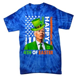 St Patricks Day Funny Joe Happy Easter Leprechaun Biden Gift Tie-Dye T-Shirt