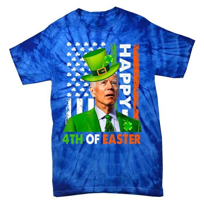 St Patricks Day Funny Joe Happy Easter Leprechaun Biden Gift Tie-Dye T-Shirt