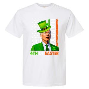 St Patricks Day Funny Joe Happy Easter Leprechaun Biden Gift Garment-Dyed Heavyweight T-Shirt