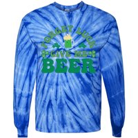 St Patricks Day Gift Tie-Dye Long Sleeve Shirt