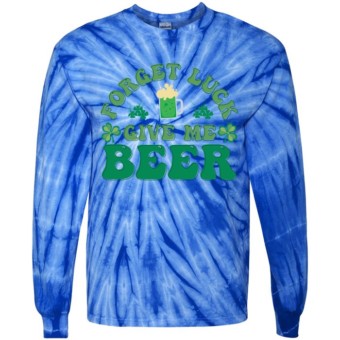 St Patricks Day Gift Tie-Dye Long Sleeve Shirt