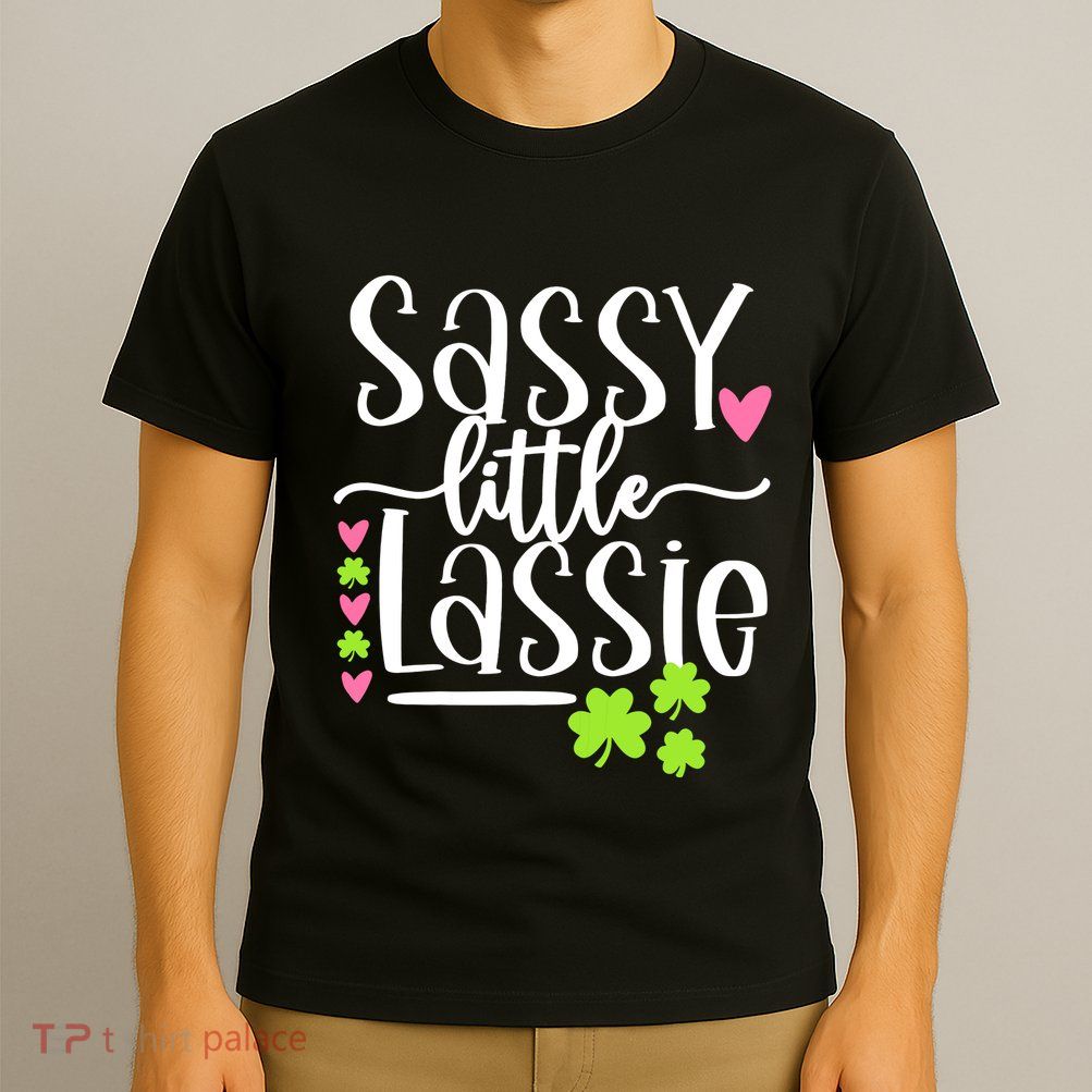 St Patricks Day Baby Sassy Little Lassie T-Shirt