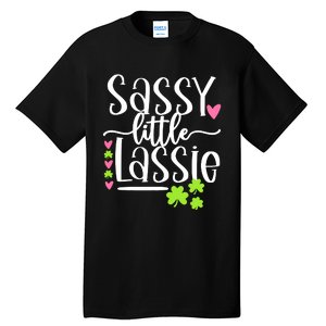 St Patricks Day Baby Sassy Little Lassie Tall T-Shirt