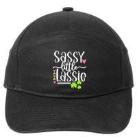St Patricks Day Baby Sassy Little Lassie 7-Panel Snapback Hat