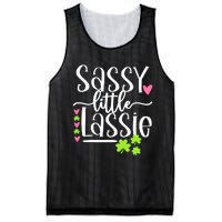 St Patricks Day Baby Sassy Little Lassie Mesh Reversible Basketball Jersey Tank