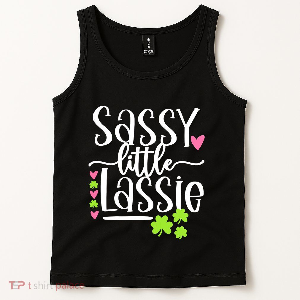 St Patricks Day Baby Sassy Little Lassie Tank Top