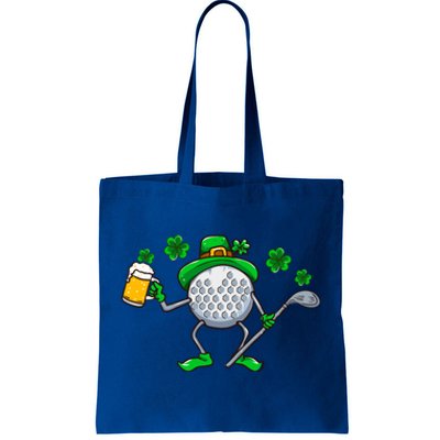 St Patricks Day Golf Golfing Irish Golfer Beer Humor Dad Great Gift Tote Bag