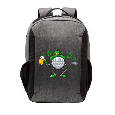 St Patricks Day Golf Golfing Irish Golfer Beer Humor Dad Great Gift Vector Backpack