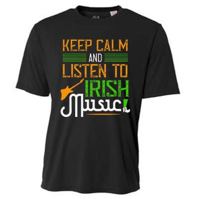 St. Patrick's Day Gifts Funny Irish Listen To Irish Music Cooling Performance Crew T-Shirt