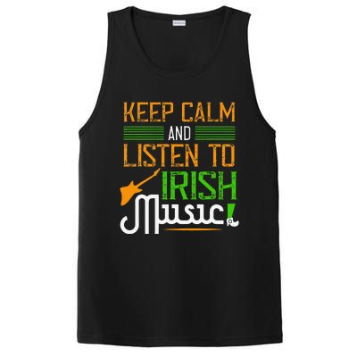 St. Patrick's Day Gifts Funny Irish Listen To Irish Music PosiCharge Competitor Tank