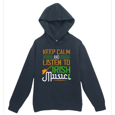 St. Patrick's Day Gifts Funny Irish Listen To Irish Music Urban Pullover Hoodie