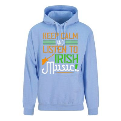 St. Patrick's Day Gifts Funny Irish Listen To Irish Music Unisex Surf Hoodie