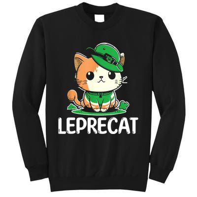 St Patricks Day Parade Leprecat Funny Irish Cat Sweatshirt