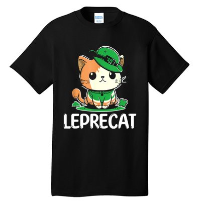 St Patricks Day Parade Leprecat Funny Irish Cat Tall T-Shirt