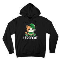 St Patricks Day Parade Leprecat Funny Irish Cat Tall Hoodie