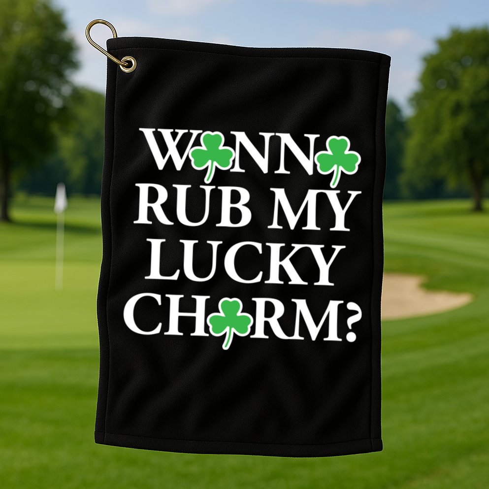 St Patricks Day, Funny St Patricks Day Golf Towel