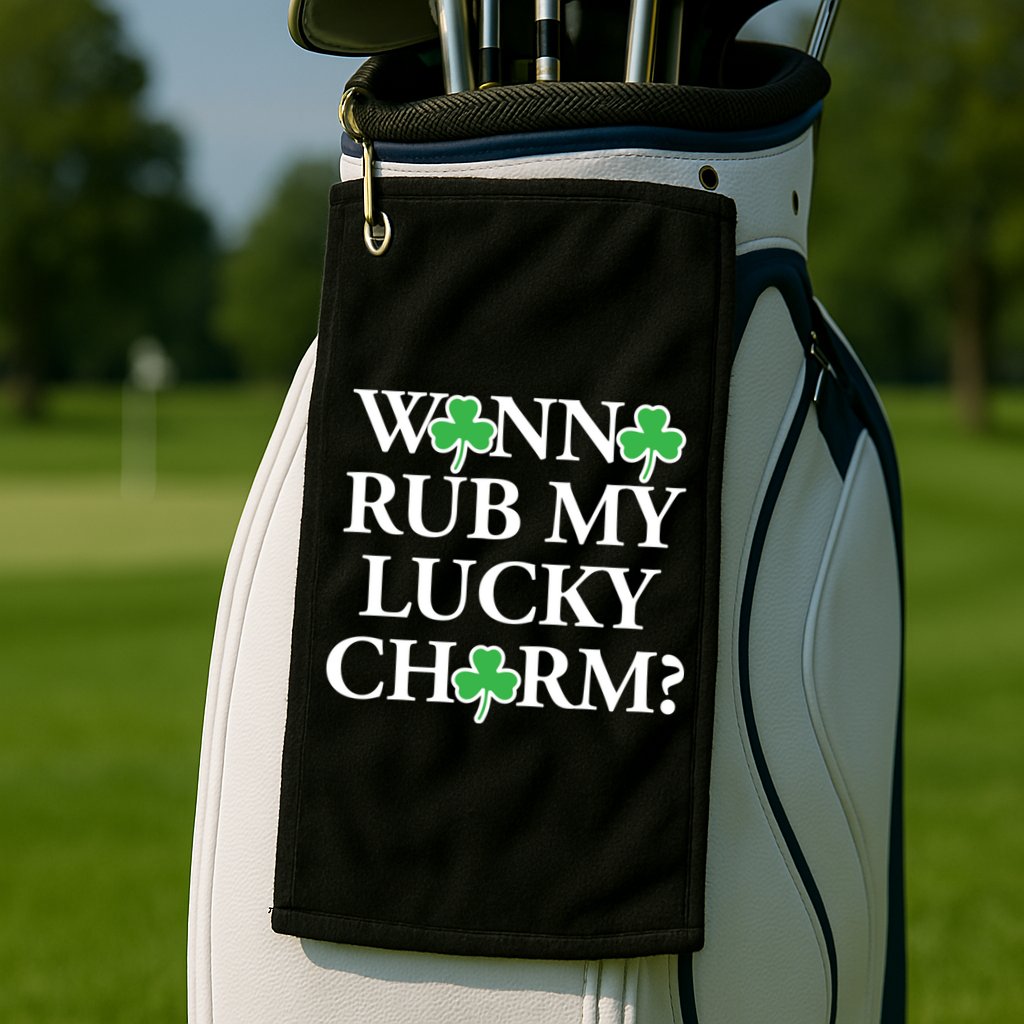 St Patricks Day, Funny St Patricks Day Golf Towel